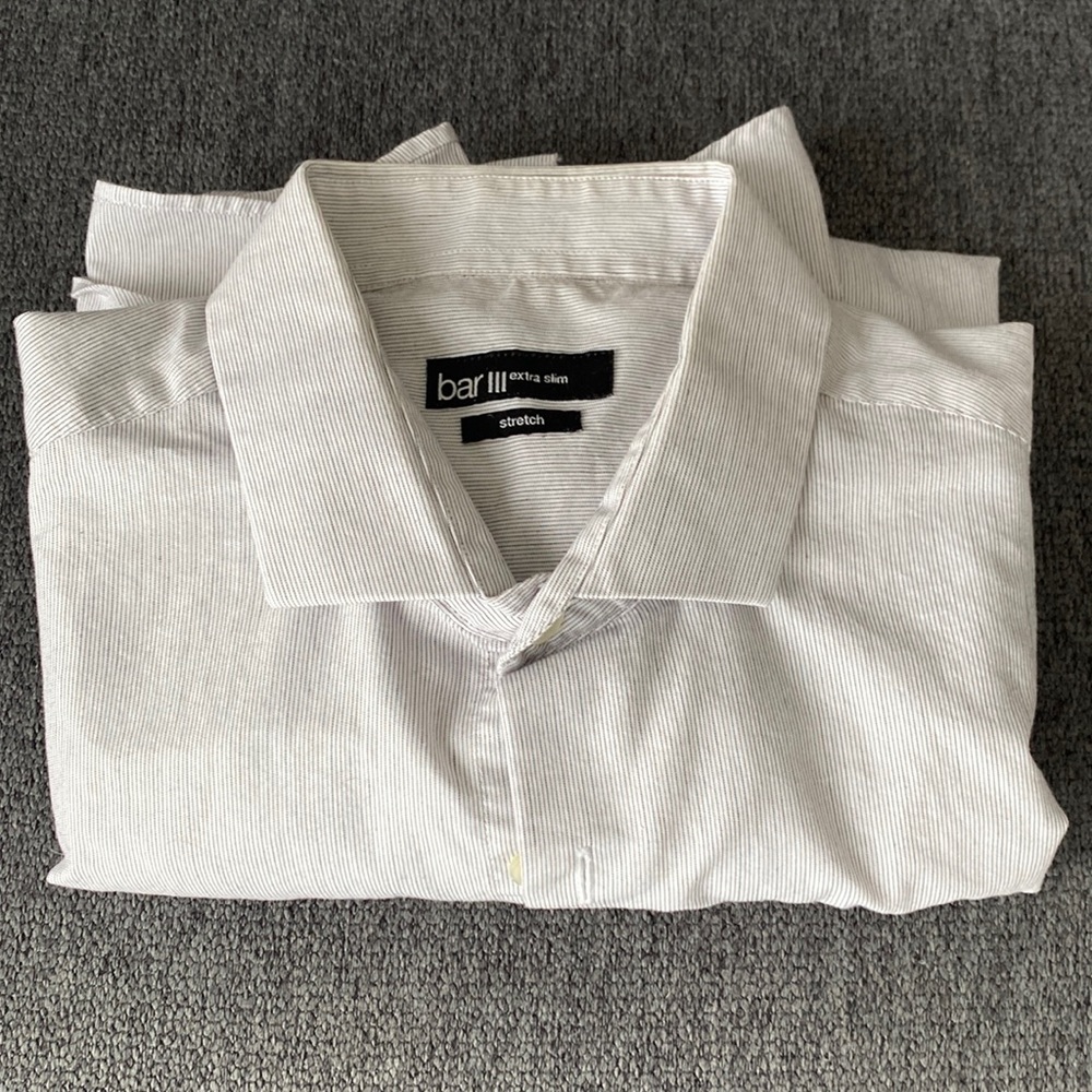 Bar 3 stretch dress shirt. Size 15.5 34/35.